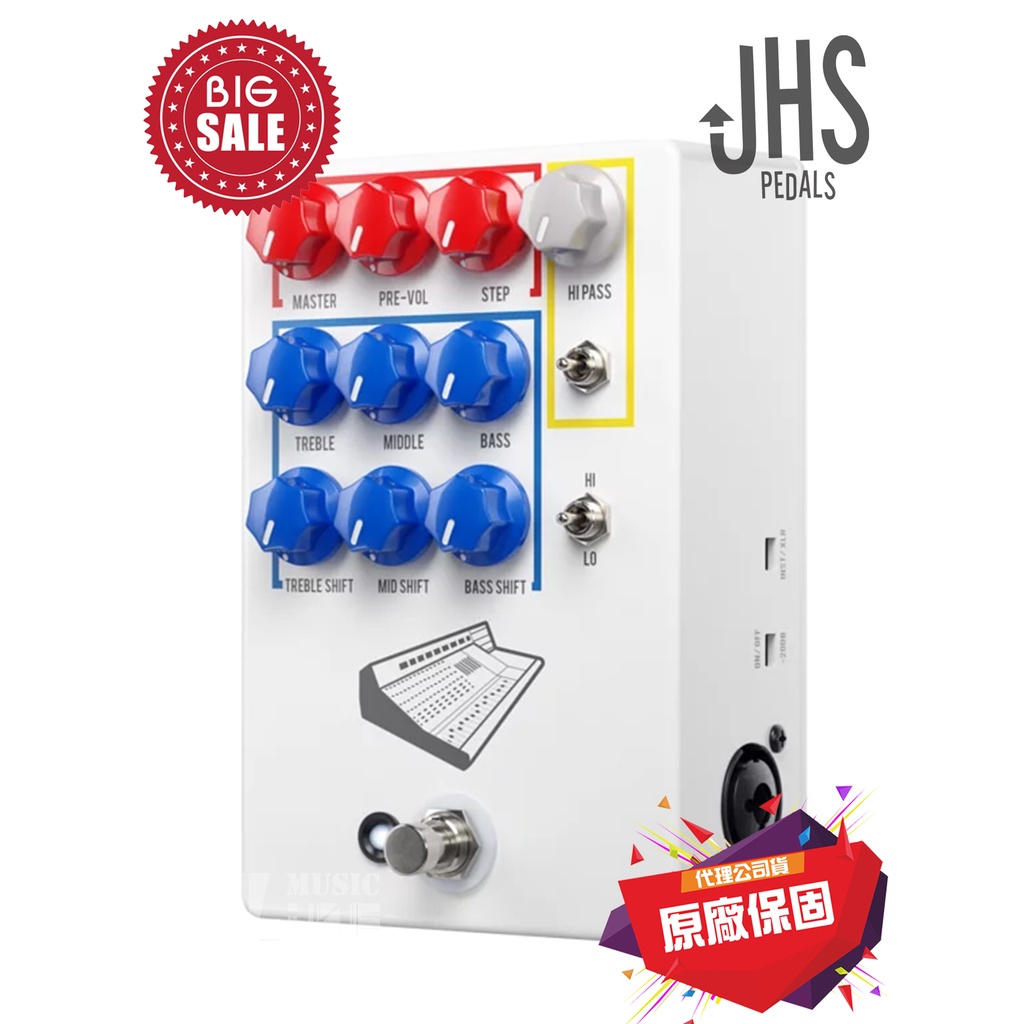 美國手工』 JHS Colour Box V2 效果器PREAMP / EQ / OVERDRIVE 公司貨 