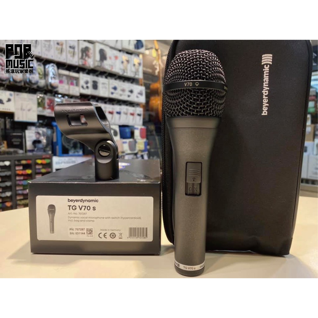 搖滾玩家樂器】全新公司貨免運德國BeyerDynamic TG V70S 動圈式超心型