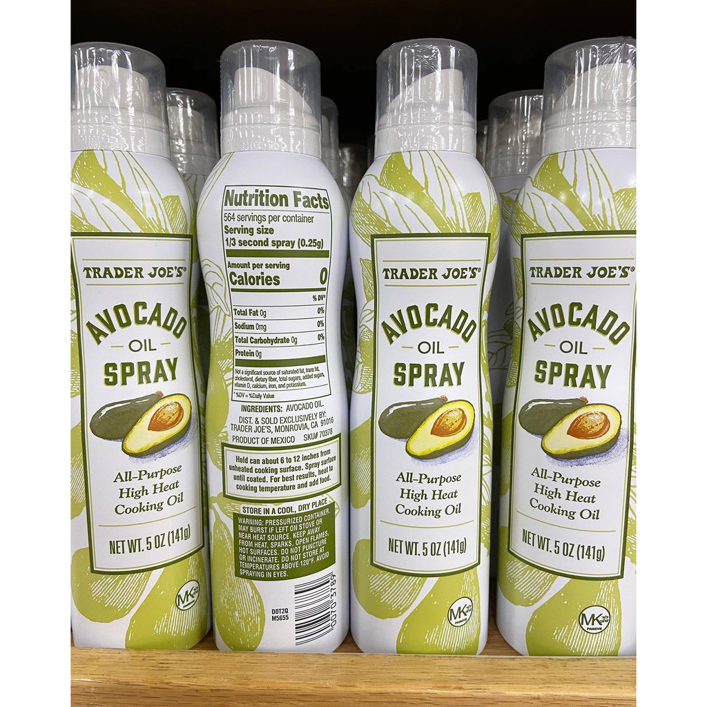 現貨 Trader Joe's Avocado Spray Oil 酪梨油噴霧 噴霧式 氣炸鍋噴油 烤箱氣炸鍋噴霧 蝦皮購物