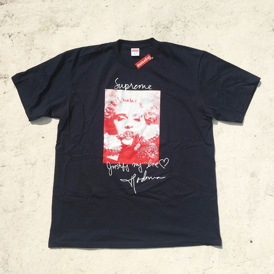 HOMIEZ】2018 FW SUPREME MADONNA TEE【SUPREME_TEE107】瑪丹娜照片TEE