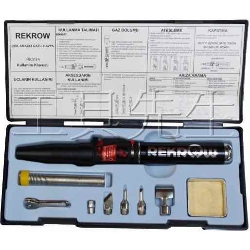 含稅價／RK-3114【工具先生】REKROW 瓦斯自熱烙鐵組 瓦斯烙鐵 瓦斯烙鐵組 521.3114 | 蝦皮購物