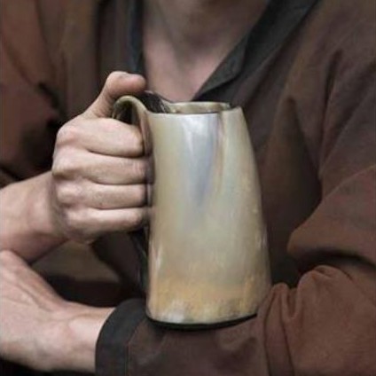 現貨【LARP道具屋】 0.5L 牛角杯/啤酒杯/維京人酒杯#LARP #中
