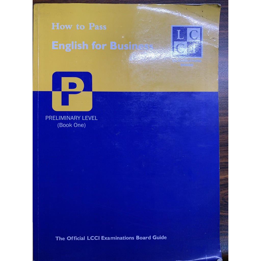 一手書How to Pass English for Business LCCI 可議價9781862470088