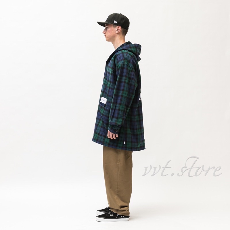 WTAPS 22SS BOUT / JACKET / COTTON. FLANNEL. TEXTILE 長袖襯衫外套 