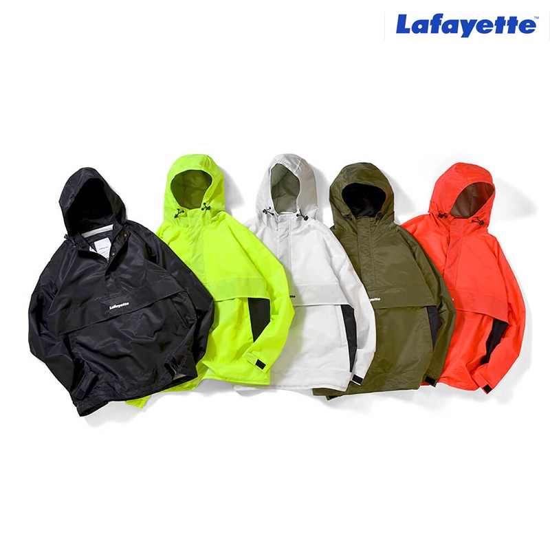 LESSTAIWAN ▽ Lafayette REFLECTOR PIPING NYLON ANORAK JACKET