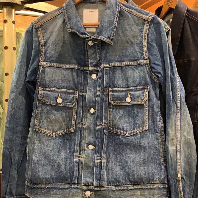 現貨在台VISVIM 19AW DRY 系列重油汙加工101 DRY DMGD-1000 牛仔服101