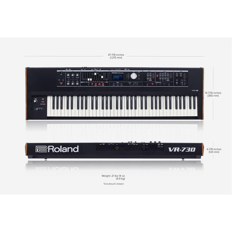 民揚樂器】合成器Roland VR-730 73鍵Waterfall鍵盤| 蝦皮購物