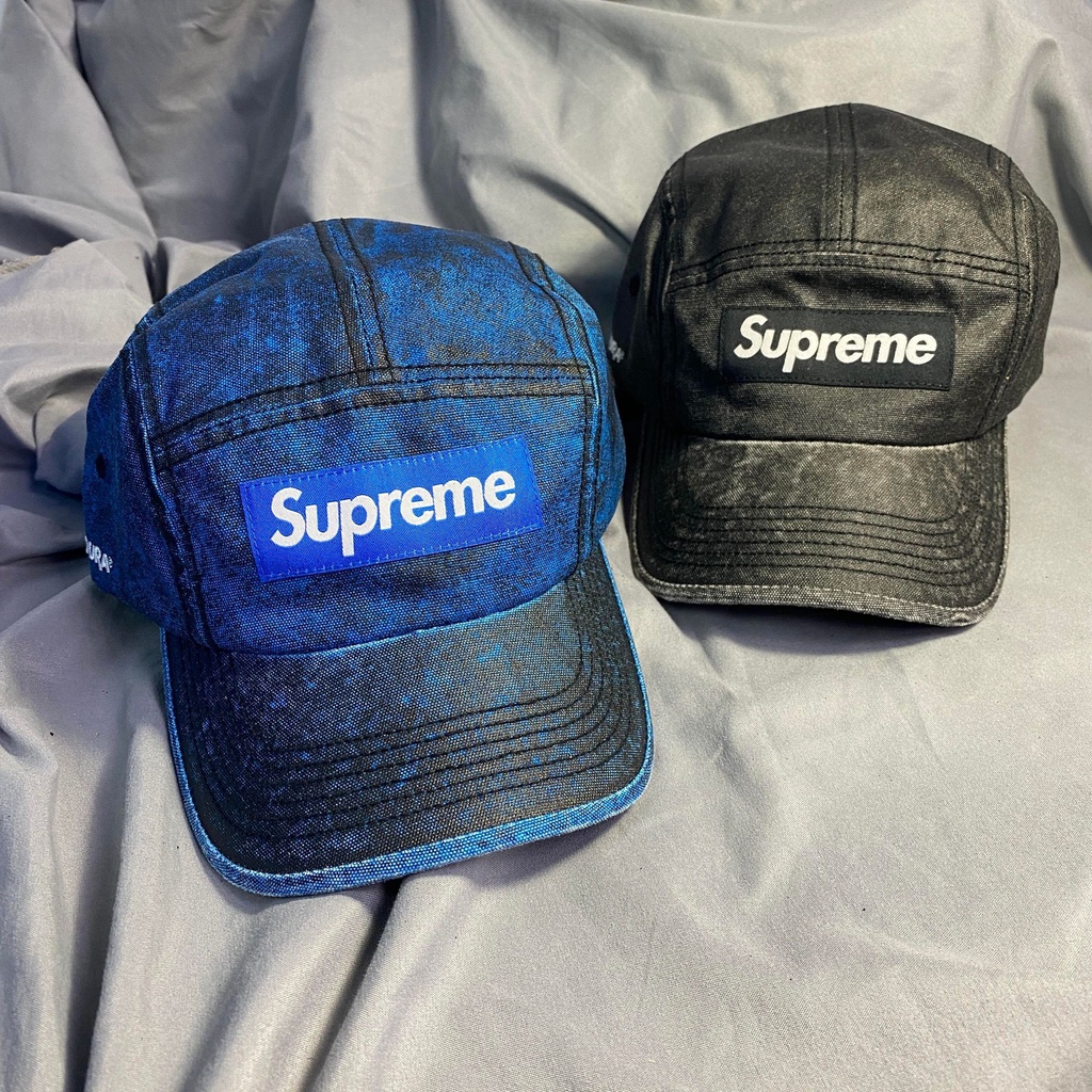 Faithful】SUPREME Washed Cordura Camp Cap【FW22H46】老帽水洗抗撕裂