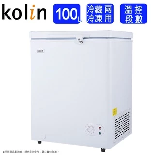 Kolin歌林100公升臥式冷凍冷藏兩用櫃 KR-110F07~含運僅配送1樓