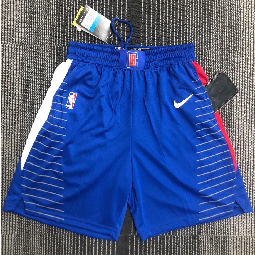 NBA 球褲 2022 NBA 快艇隊球褲 球員訓練短褲 保羅喬治球褲 男子運動下著 美式訓練短褲 籃球短褲 運動褲短褲 | 蝦皮購物