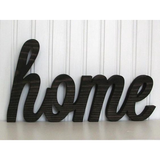 Kayu 裝飾木字母裝飾/刻名字 3D字母 Logo 壓花木名字 HOME 7 CM | 蝦皮購物