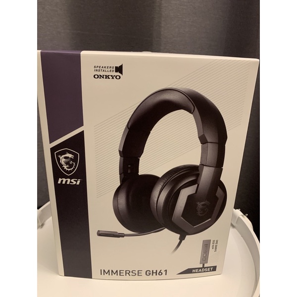 [便宜讓物]msi IMMERSE GH61電競專用耳機 | 蝦皮購物
