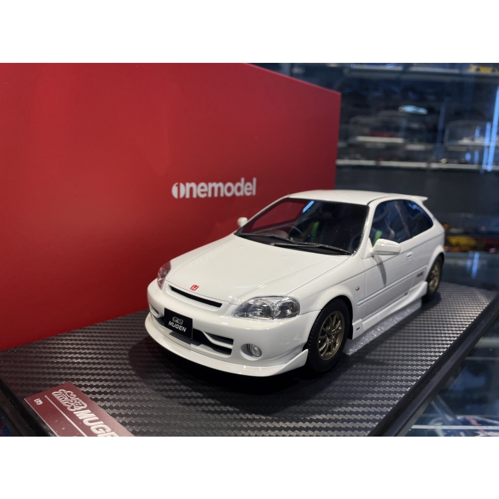 吉華科技@ 1/18 OneModel HONDA CIVIC EK9 MUGEN K8 無限白色| 蝦皮購物