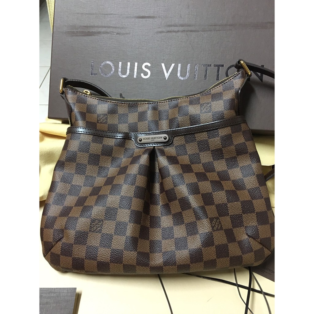 LOUIS VUITTON Damier Ebene Bloomsbury PM Shoulder Bag N42251 LV