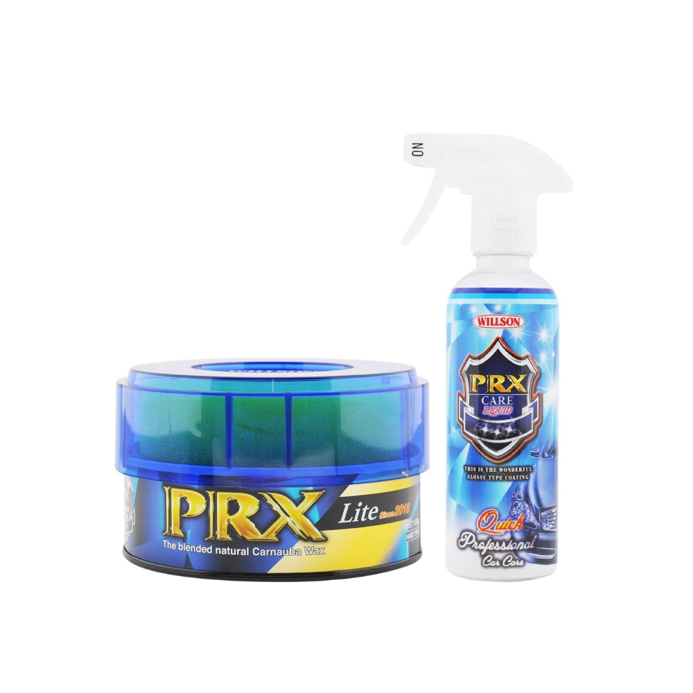 【超值組合】日本Willson PRX光澤棕櫚固蠟+光澤液態護膜蠟 | 蝦皮購物