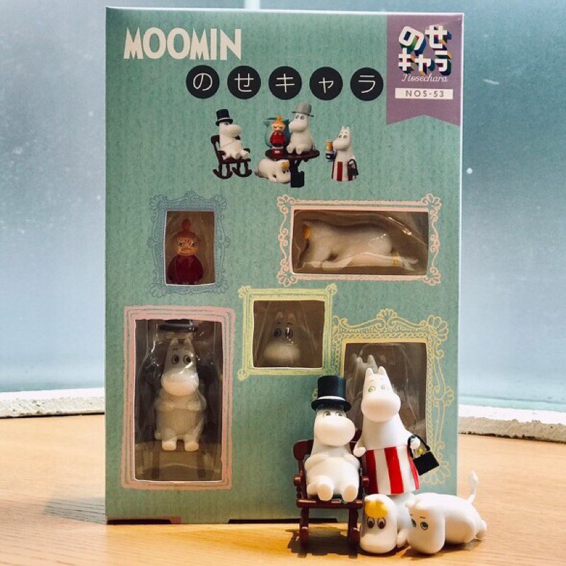 台灣現貨.出貨》Moomin 姆明嚕嚕米小肥肥姆明家族疊疊樂造型盒玩公仔擺