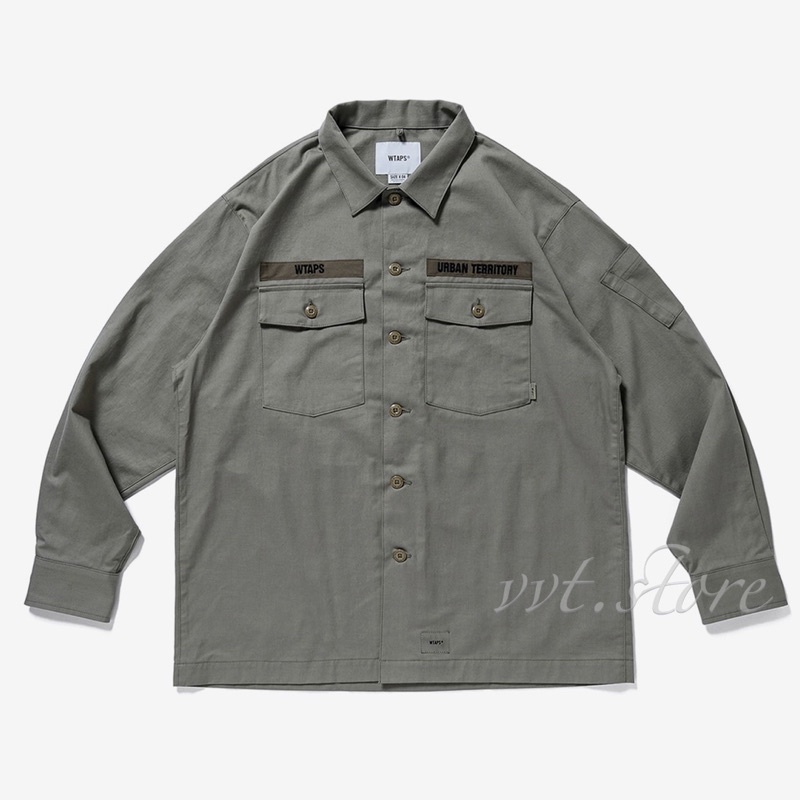 WTAPS 21AW BUDS / LS / COTTON. SERGE 長袖襯衫 外套