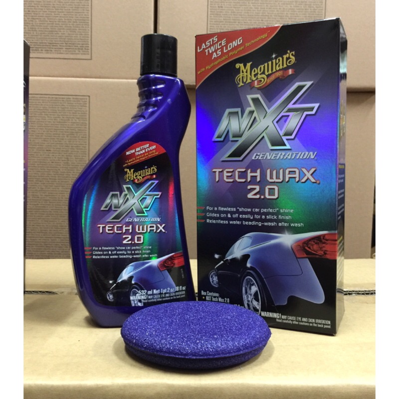 阿齊】Meguiar's 美光NXT科技蠟2.0 (液態) TECH WAX 2.0 G12718 附海綿