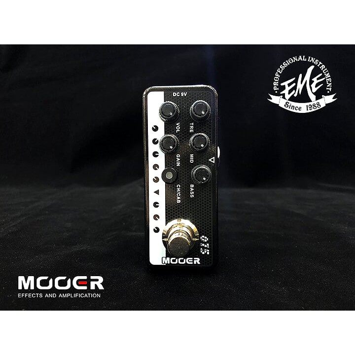 亞邁樂器::: MOOER Micro Preamp 015 Brown Sound 破音效果器/前級單顆