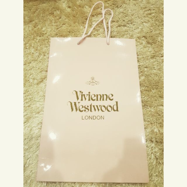 ViVienne Westwood☆經典浪漫質感紙袋 (長版)