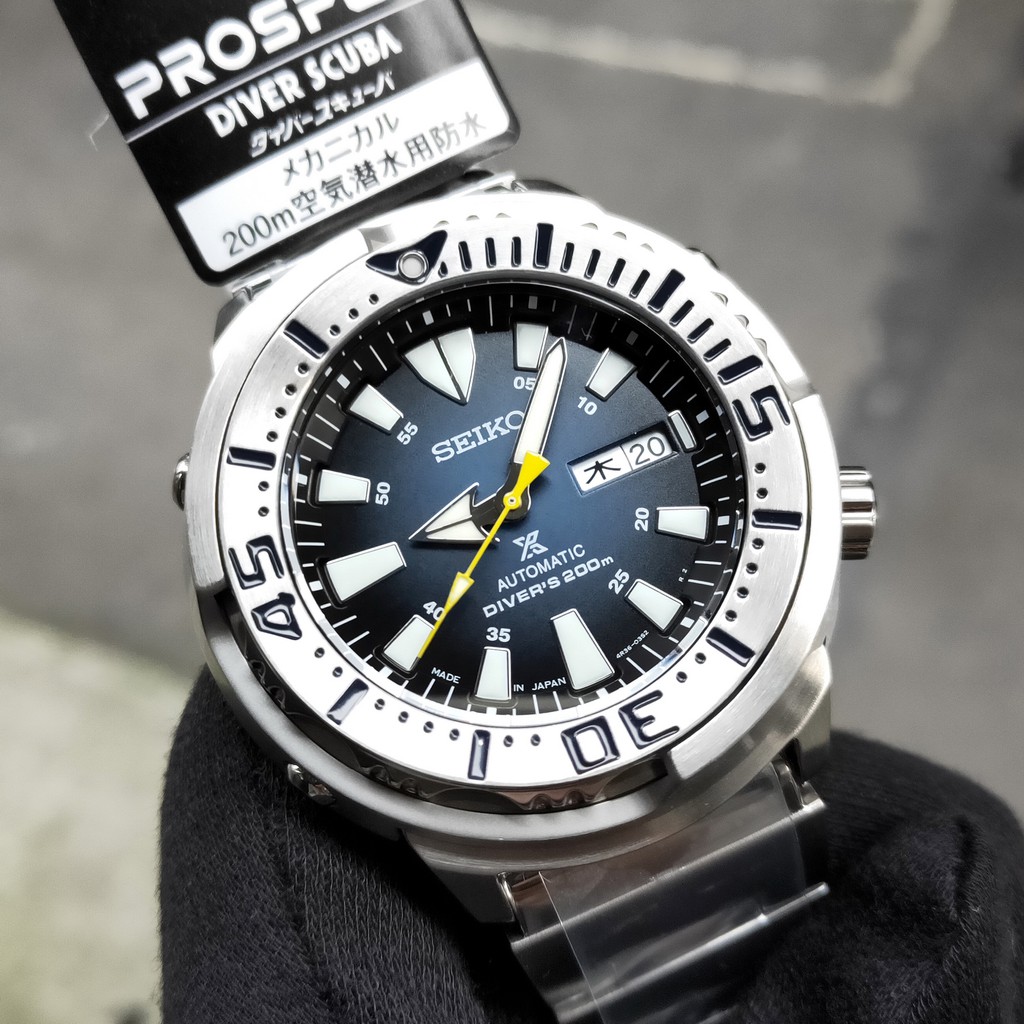 現貨通路限定SEIKO SBDY055 精工錶手錶機械錶47mm 鮪魚罐頭潛水錶漸層