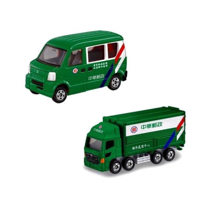 盒有損Takara Tomy Tomica 多美中華郵政郵局車限定車二臺一組| 蝦皮購物