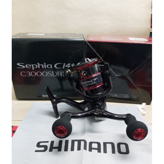SHIMANO 2017 Sephia CI4+ C3000SDHHG 高階軟絲路亞捲線器海釣附支撐棒