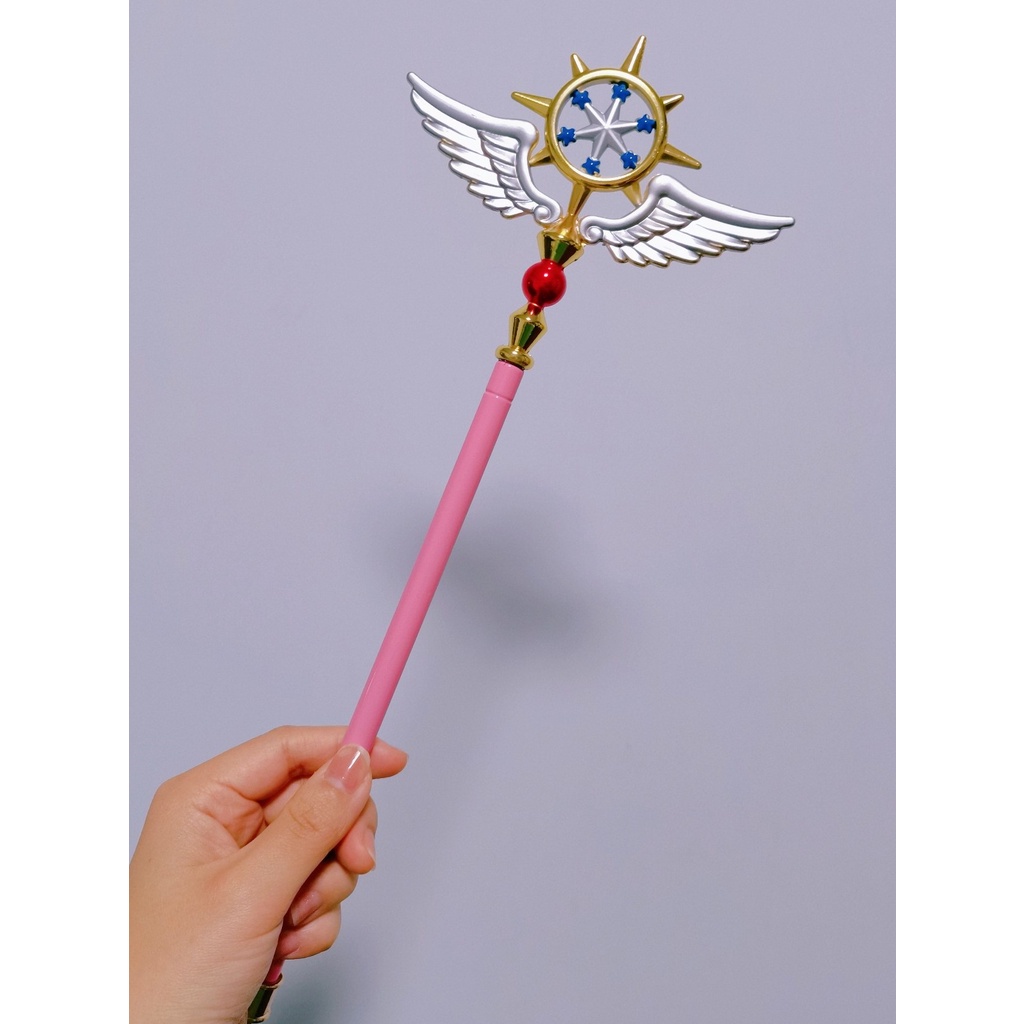 庫洛魔法使 伸縮 魔杖 法杖 星之杖 夢之杖 封印之杖 cosplay 道具 手杖 魔法杖 麼法棒 聖誕節 萬聖節 | 蝦皮購物
