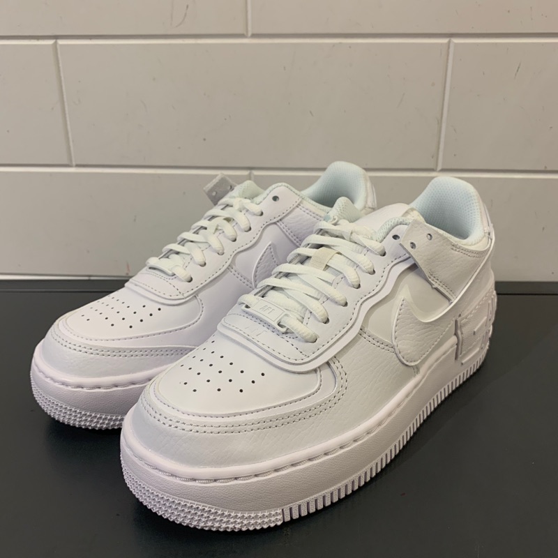 現貨NIKE WMNS AIR FORCE 1 SHADOW 白女鞋CI0919-100 | 蝦皮購物