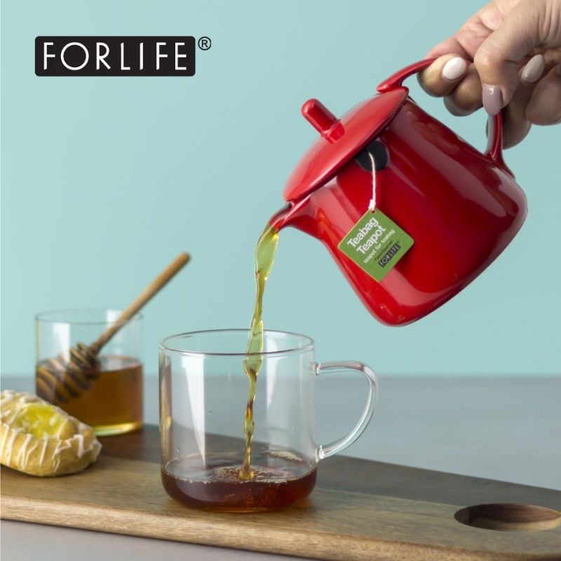 日式簡約設計〚ForLife〛陶瓷壺 茶包專用壺 Teabag Teapot 355ml 12oz 茶壺 茶包 茶葉 蝦皮購物