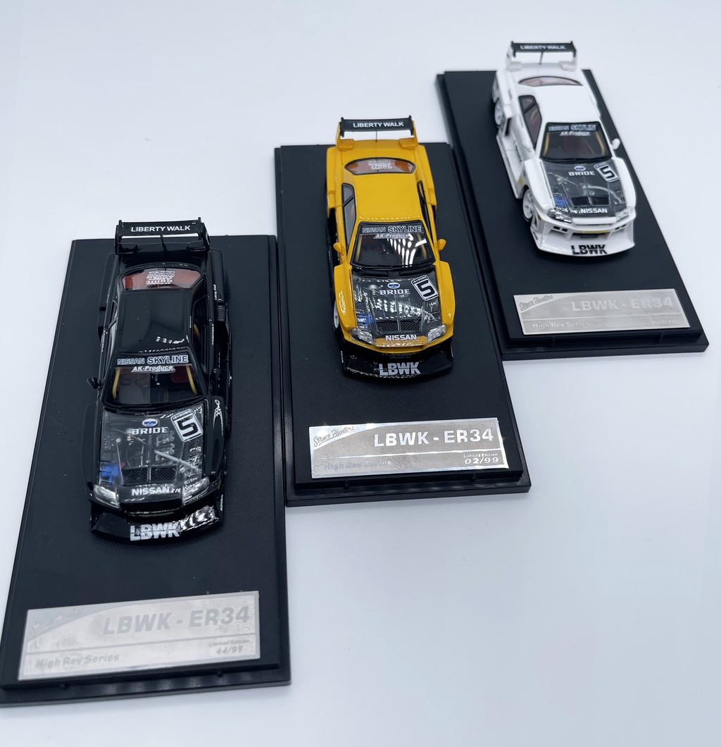 【模例】Stance Hunters 1/64 NISSAN SKYLINE LBWK (ER34) 透明引擎蓋 | 蝦皮購物