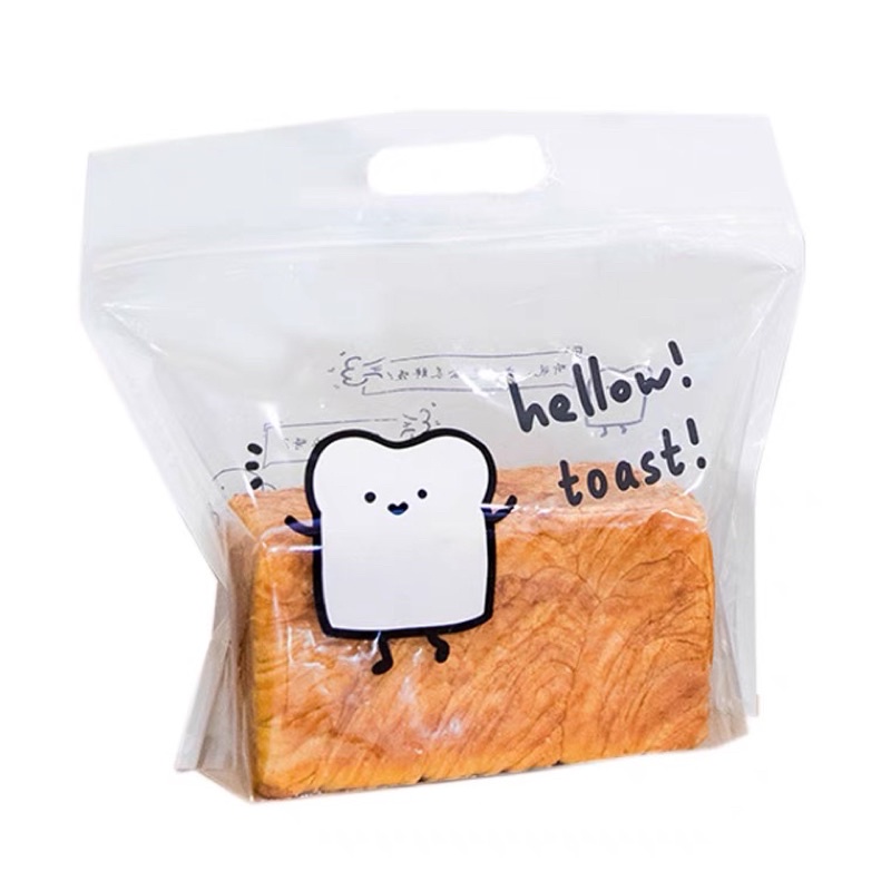 —hello toast 你好，吐司 自封夾鏈吐司袋 （現貨充足） | 蝦皮購物