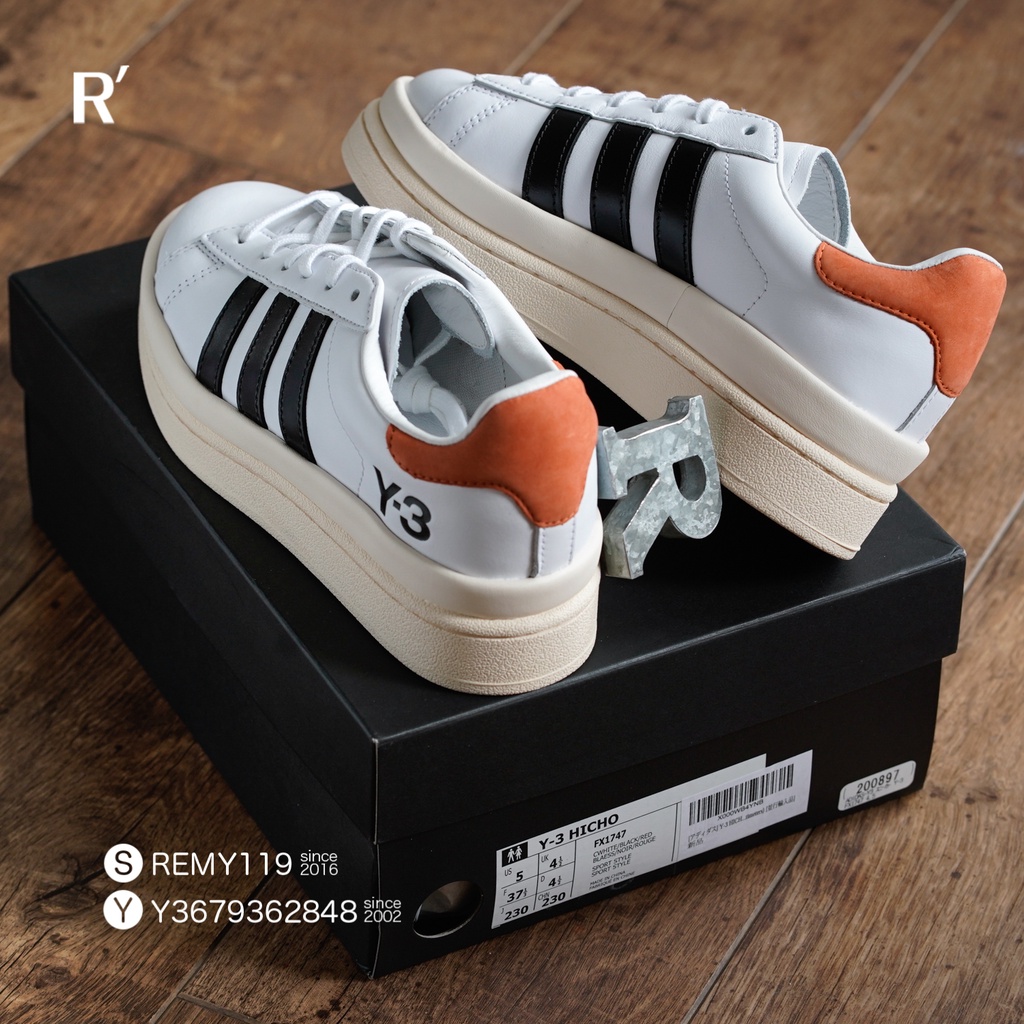 R'代購Y-3 adidas Y3 HICHO 白黑橘奶油底FX1747 男女段| 蝦皮購物 R'代購Y-3 adidas Y3 HICHO 白黑橘奶油底FX1747 男女段| 蝦皮購物