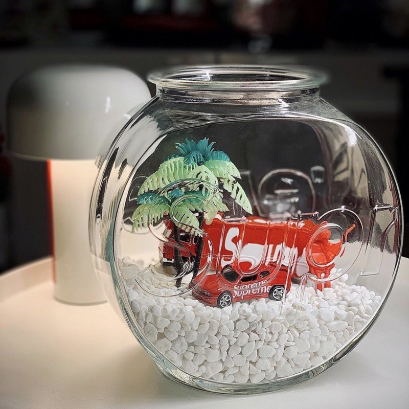 area0439】2020 秋冬Supreme Fish Bowl Logo 透明魚缸飾品裝飾