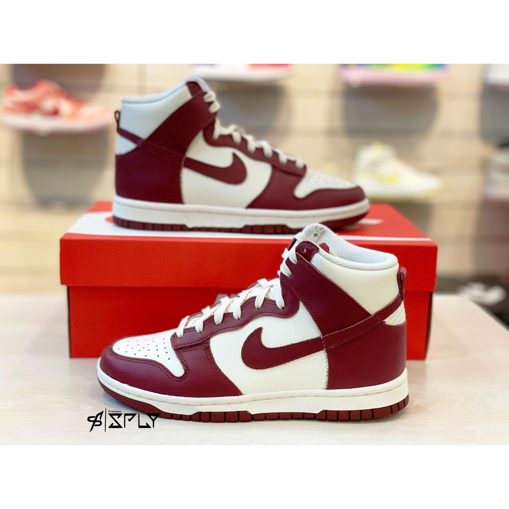 【Fashion SPLY】NIKE DUNK HIGH TEAM RED 高筒 紅白 酒紅 DD1869-101