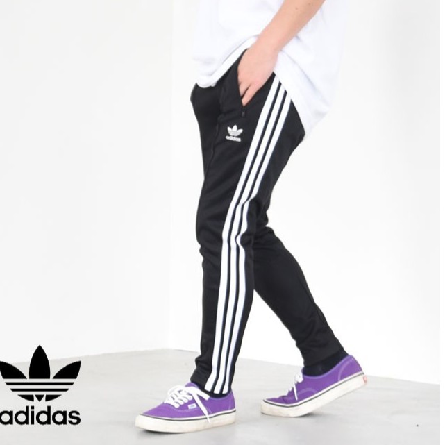 Adidas originals adicolor beckenbauer joggers in skinny fit in black clearance cw1269