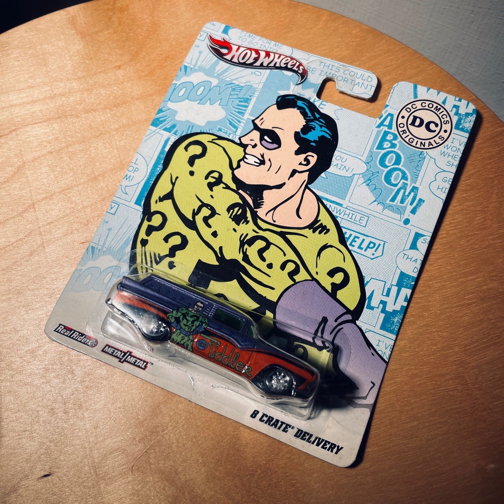 Hot Wheels Riddler 8 DC Comics Original 風火輪 問號 蝙蝠俠 漫畫 問號 驚嘆號 | 蝦皮購物