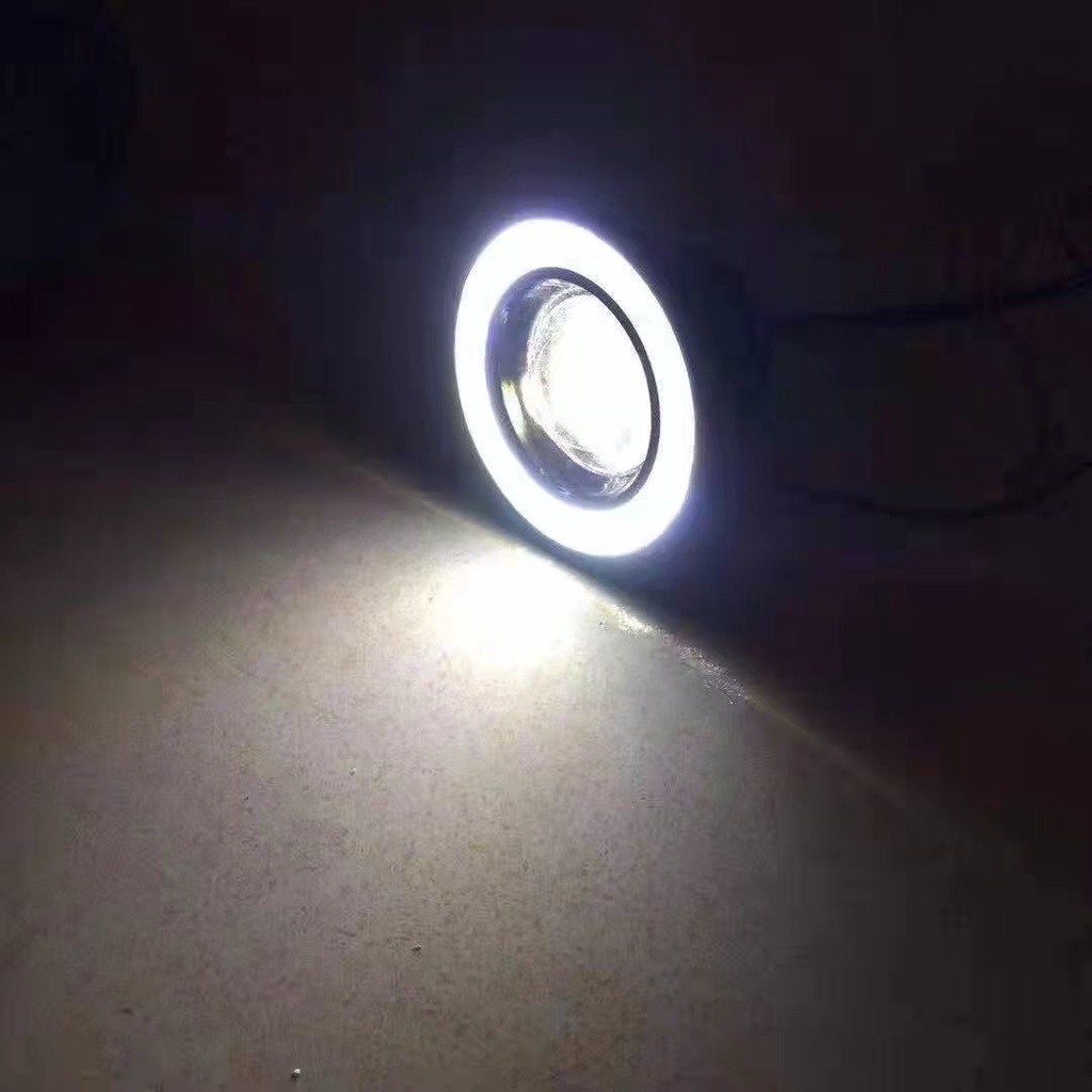 【強光】天使眼霧燈 汽車LED燈 魚眼霧燈 汽車霧燈 汽車日行燈 天使眼光圈 天使眼牛眼總成光圈日行燈改裝防水1個 | 蝦皮購物