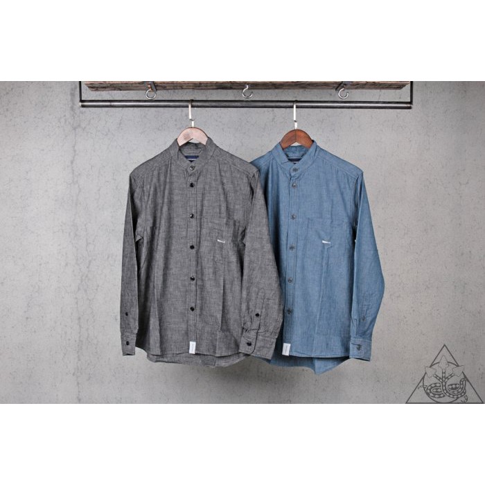HYDRA】Descendant Norman Stand Collar LS Shirt 水洗襯衫【DCDT09 