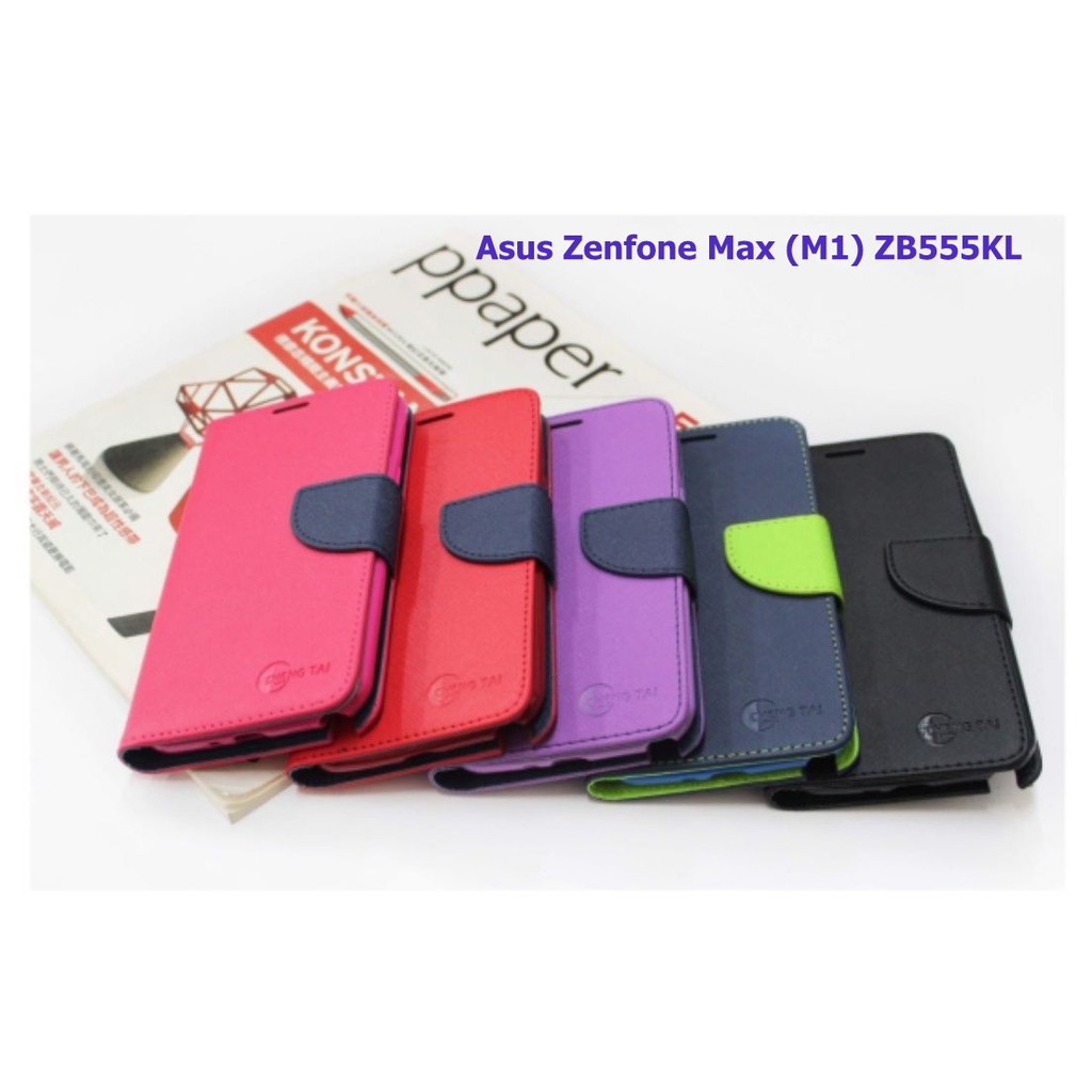 Coque TPU Motif Carbone Pour ASUS Zenfone Max M1 ZB555KL - Protection Anti-choc, Bleu Foncé