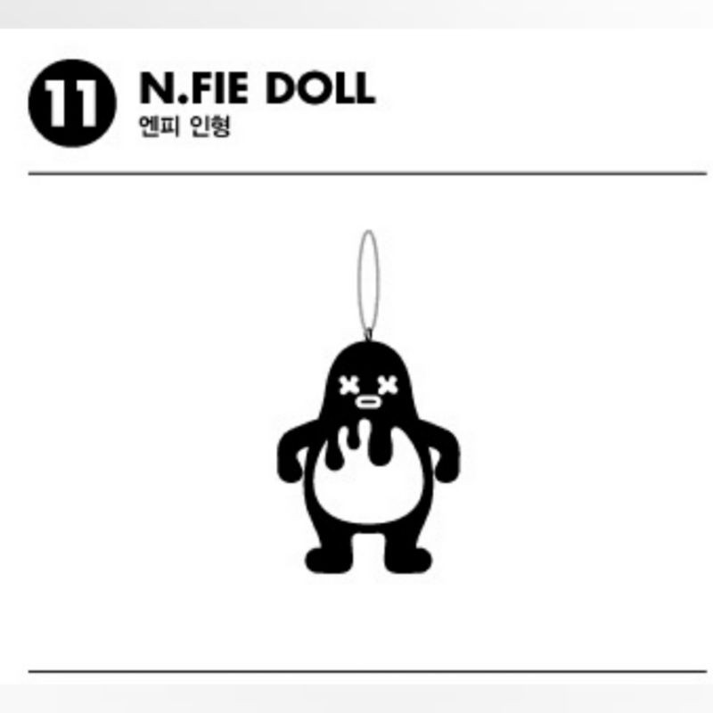 N.Flying Note6周邊N.Fie Doll 吊飾| 蝦皮購物