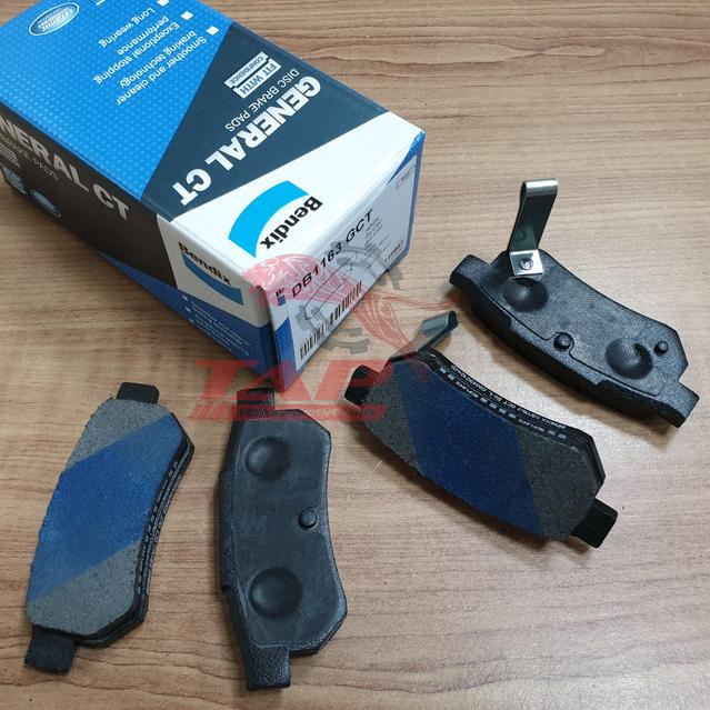 剎車片後剎車片 Jazz City Genio Bendix Db1163 Gct Hss 9f 蝦皮購物
