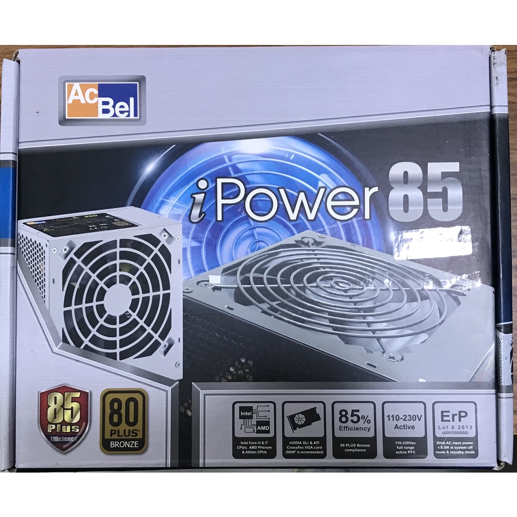 庫存新品 AcBel康舒 iPower 85 750 700W 電源供應器 80PLUS 銅牌 保固三個月1950元