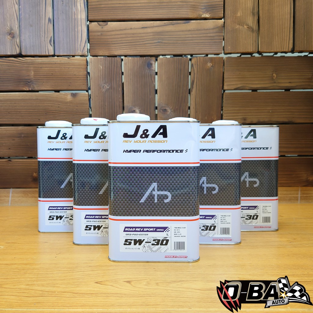 J&A Racing Oil 日本原裝進口 5W/30 機油 RRS系列 全合成+POA+酯類 添加劑 @惡霸自動車@ | 蝦皮購物
