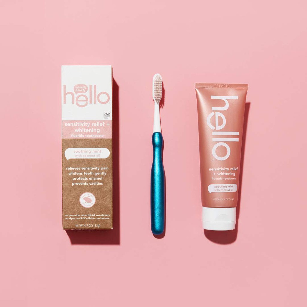 Hello Sensitive Relief 美白 含氟 敏感 素食 無麩質 hello牙膏 | 蝦皮購物
