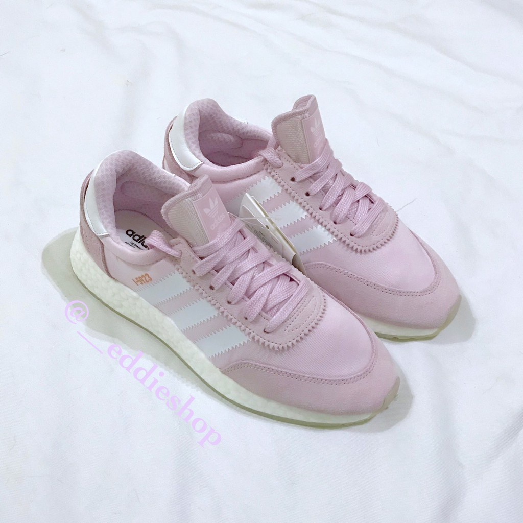 現貨出清Adidas Originals I-5923 Boost 白粉粉紫粉紫慢跑鞋女生鞋DA8789 | 蝦皮購物