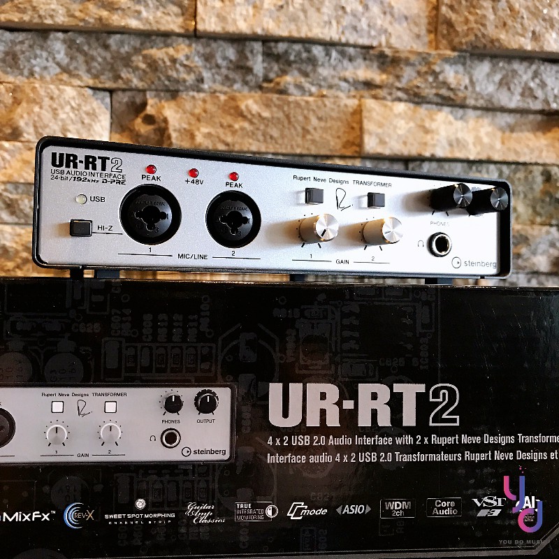 免運費Steinberg UR-RT2 URRT2 錄音介面附贈Cubase 變壓器2In 4Out 宅