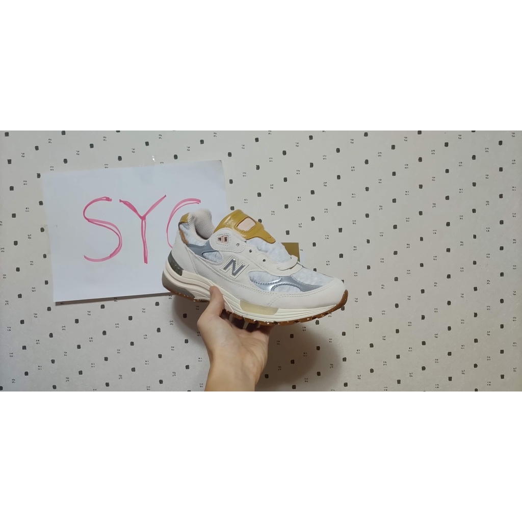 SYG New Balance 992 22~26cm 象牙白原皮 美製 W992FN 993