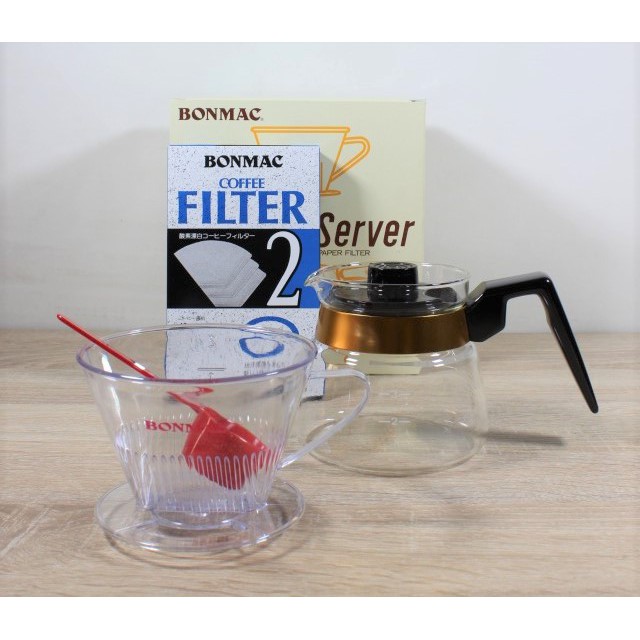 日本 BONMAC 咖啡濾杯 咖啡壺 Coffee Dripper&Server 2人份 1800637 蝦皮購物