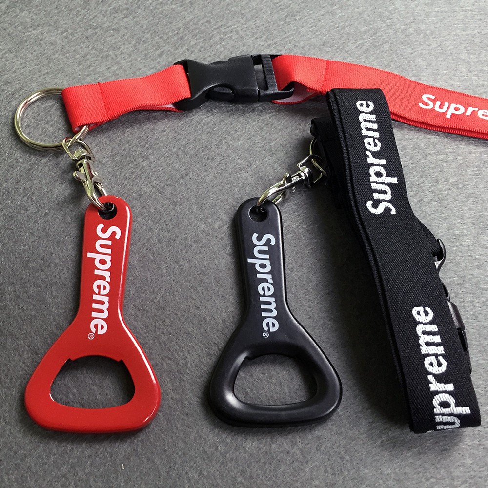 Supreme Bottle Opener Webbing Keychain Red Men's - FW21 - US